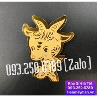 Miếng Dán Mèo Thần Tài May Mắn Cho Tết Quý Mão 2023 , Miềng dán điện thoại thần tài siêu cute , Lì Xì Tết, hàng nhập khẩu - Miếng dán CON DÊ