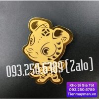 Miếng Dán Mèo Thần Tài May Mắn Cho Tết Quý Mão 2023 , Miềng dán điện thoại thần tài siêu cute , Lì Xì Tết, hàng nhập khẩu - Miếng dán CON CHÓ