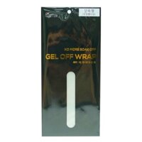 Miếng dán móng tay Gel off Wrap dạng film trong suốt Misoyeah Hàn quốc độ bền 30 ngày tiết kiệm chi phí [1 tờ]
