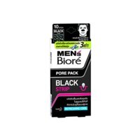 Miếng dán mũi lột mụn Biore nam (đen) hộp 4 miếng