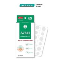 Miếng Dán Mụn Acnes Clear Patch Clear Acne &amp; Anti-Bacteria 24 Miếng  2 Gói x 12 Miếng  1 Nhíp