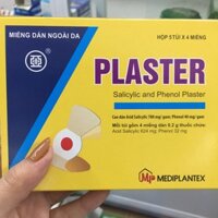 Miếng dán mụn cóc plaster (hộp 5gói*4miếng)