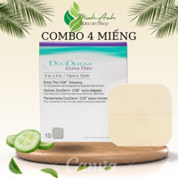 Miếng dán mụn Duoderm extra thin, miếng dán hút mủ chăm sóc da, chăm sóc vết thương (combo 4 miếng)