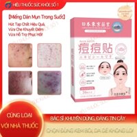 Miếng dán mụn Nhật Bản – Dạng hydrocolloid, giúp làm lành vết mụn, mờ thâm, hút mủ, che khuyết điểm, như da thật.