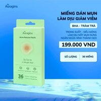 Miếng Dán Mụn The Auragins Acne Rescue Patch Chứa BHA Làm Dịu Mụn 36 miếng