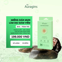 Miếng Dán Mụn The Auragins Acne Rescue Patch Chứa BHA Làm Dịu Mụn 36 miếng