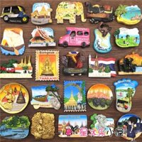 Miếng Dán Nam Châm Trang Trí Tủ Lạnh In Chữ t Thai bangkok chiang mai puji island myanmar Las Supmei