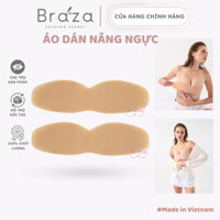 Miếng Dán Nâng Ngực Tạo Khe Silicon Giúp Nâng Đỡ Vòng 1 Không Dây Sử Dụng Nhiều Lần Cao Cấp Braza