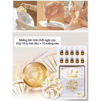 Miếng dán nhiệt tinh chất ngải cứu cao cấp.Dán chườm nóng giảm đau.