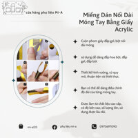 Miếng dán nối dài móng tay Giấy FON cuộn màu vàng dành cho nối dài móng tay chân Đắp bột