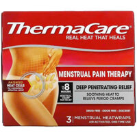 Miếng dán nóng giảm đau bụng kinh nguyệt ThermaCare HeatWraps Menstrual Pain Therapy