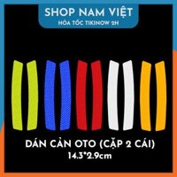 Miếng Dán Phản Quang Cảnh Báo Ban Đêm Cho Oto, Xe Máy, Xe Đạp - Cánh cung 2 cái - Cam