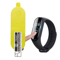 Miếng dán phim TPU mềm bảo vệ toàn màn hình cho đồng hồ miband 4  miband 5  miband 6  miband 7 - 5 bộ TPU,Miband 7