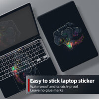 Miếng dán phim Vinyl cắt sẵn, decal nghệ thuật bìa đen, Dành cho ASUS / Acer / Lenovo / Dell / HP Notebook Da máy tính xách tay Máy tính xách tay Nhãn dán máy tính