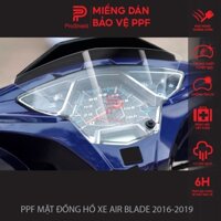 Miếng Dán PPF Bảo Vệ Mặt Đồng Hồ Xe Honda Air Blade 2016-2019