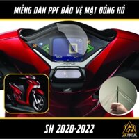 Miếng Dán PPF Bảo Vệ Mặt Đồng Hồ Xe Honda SH 125i 150i 2020 - 2021 - 2022 | Film PPF Tự Phục Hồi Chống Xước