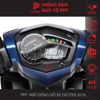 Miếng Dán PPF Bảo Vệ Mặt Đồng Hồ Xe Exciter 2018