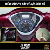 Miếng Dán PPF Bảo Vệ Mặt Đồng Hồ Xe Honda SH Mode 2016 2018 2019 2020 | Film Decal PPF Trong Suốt Chống Xước