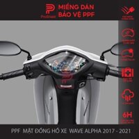 Miếng Dán PPF Bảo Vệ Mặt Đồng Hồ Xe WAVE 2017-2025