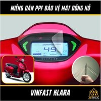 Miếng Dán PPF Bảo Vệ Mặt Đồng Hồ Xe VINFAST KLARA | Chất Liệu Film Decal PPF Nhập Khẩu Chống Xước Chống Nước
