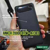 Miếng dán PPF bảo vệ sạc dự phòng Anker 20000 87W - A1383