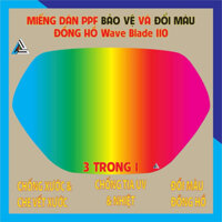 Miếng Dán PPF Đổi Màu Và Bảo Vệ Đồng Hồ Wave RSX, Wave 110, Wave Blade