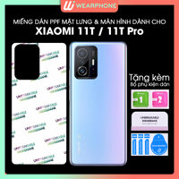 Miếng dán PPF Màn Hình và Mặt Lưng Dành Cho Xiaomi 11T  11 Pro - Hàng Chính Hãng - Xiaomi 11T Pro - Mặt lưng Cầu Vồng