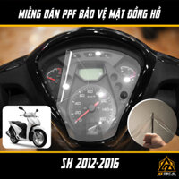 Miếng Dán PPF Mặt Đồng Hồ Xe SH 2012 - 2016 Chống Trầy Xước Kèm Dụng Cụ Dán Tại Nhà