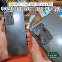 Miếng dán PPF Samsung Note 20 Ultra trong, nhám, đổi màu cao cấp