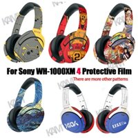 Miếng Dán PVC Nhám Họa Tiết Hoạt Hình Chống Mồ Hôi Chống Trượt Cho Tai Nghe Sony WH-1000XM4