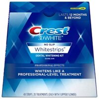 Miếng dán răng CREST whitestrips professional