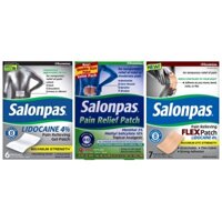Miếng dán Salonpas® Lidocaine 4% Pain Relieving Gel-Patch 6 miếng