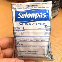 Miếng Dán SALONPAS Pain Relieving Patch (1 Gói 20 miếng)