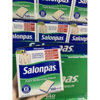 Miếng dán Salonpas Pain Relieving Patch 140 miếng