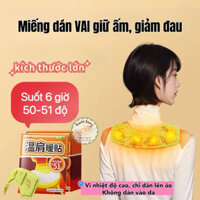 Miếng dán siêu lớn làm ấm giảm đau VAI Tinh Dầu Ngải Cứu WECAN