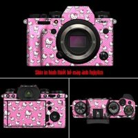 Miếng Dán Skin 3M In Hình Thiết Kế Fujifilm XE1,XE2,XE3,XE4,XE5,XT3,XT4,XT5 - Hình In Sắc Nét, Khuôn Cắt CNC Chuẩn Xác
