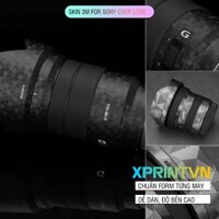 Miếng dán, skin 3M vân nổi cho ống kính Sony, Sony Crop, Sony 18-105, 18-135, 16-70, 16-55, sel 35