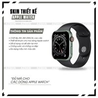 Miếng Dán Skin Apple Watch Xanh Midnight |SK_AWMNG01| Chất Liệu Film 3M Nhập Khẩu, Dán Trang Trí & Bảo Vệ, Khuôn Tạo Sẵn