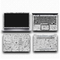 Miếng dán skin Laptop Dell – Mạch Điện (Electric)