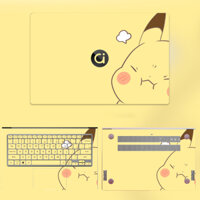 Miếng dán skin laptop in hình họa tiết màu Vàng cute cho HP/ASUS/ACER/VAIO/DELL/LENOVO/...