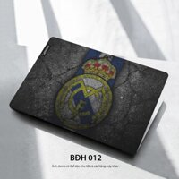 Miếng Dán Skin Laptop Logo Real Madrid - Decal Dán có cho Dell, Hp, Asus, Lenovo, Acer, MSI, Surface,Vaio, Macbook