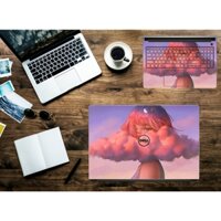 Miếng Dán Skin Laptop Mẫu Cô gái nhẹ nhàng - Decal Dán có cho Dell, Hp, Asus, Lenovo, Acer, MSI, Surface,Vaio