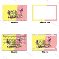 Miếng Dán Skin Laptop Mẫu Spongebob and Patrick - Decal Dán có cho Dell, Hp, Asus, Lenovo, Acer, MSI, Surface,Vaio