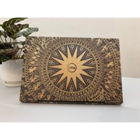 Miếng dán skin Laptop mẫu Trống Đồng vàng đen .Phù hợp cho các dòng máy Dell, Asus, Acer, Lenovo, MSI, HP, VAIO, LG...vv