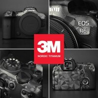 Miếng Dán Skin Máy Ảnh 3M - Mẫu Nordic Titanium - Có Mẫu Skin Cho body và len Sony, Canon, Nikon, Fuji