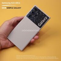 Miếng Dán Skin PPF Đổi Màu Mặt Lưng Điện Thoại Samsung Galaxy S22 S23 Ultra Cao Cấp Phiên Bản Simple Galaxy