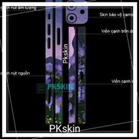 Miếng dán skin viền in hình cho iPhone 12, 12 pro, 12 pro max, 12 mini theo yêu cầu bộ 2 - Mẫu 3 - iPhone 12 pro