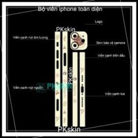 Miếng dán skin viền in hình cho iPhone 13, 13 pro, 13 pro max, 13 mini theo yêu cầu bộ 4 - Mẫu 3,iPhone 13 pro max