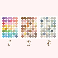 Miếng Dán Sticker Hình Mặt Cười cảm xúc Trang Trí Sổ Lalunavn - A16 - Combo 3 miếng