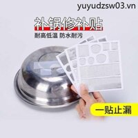 Miếng Dán Sửa Chữa Nồi Tự Dính Giấy Nhôm Nguyên Chất Nhà Bếp Sắt Nồi Lỗ Sửa Chữa Miếng Dán